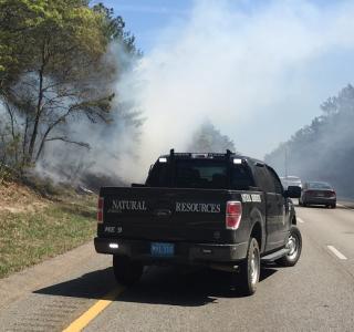 Route 3 Brush Fire