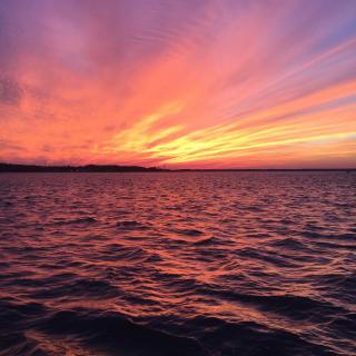 Sunset over North Plymouth