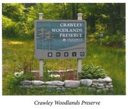 Crawley Woodlands Preserve Welcome Sign
