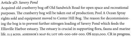 Article 9D Savery Pond