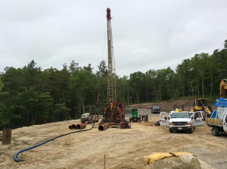 Construction of the 125-Foot Deep Well