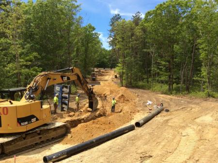 Continued Construction of the 125-Foot Deep Well
