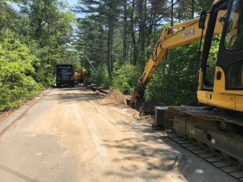 Installation of the New 12-Inch Ductile Iron Water Main