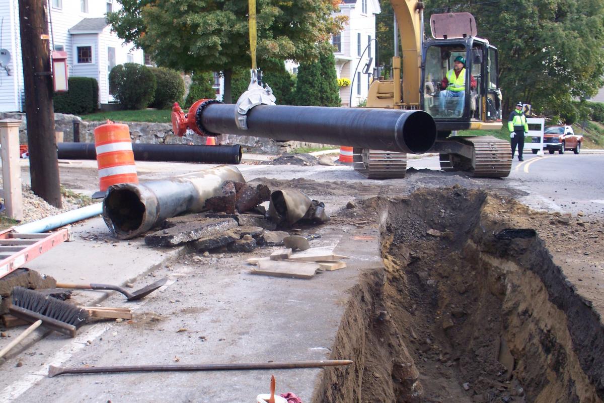Summer Street Water Main Construction