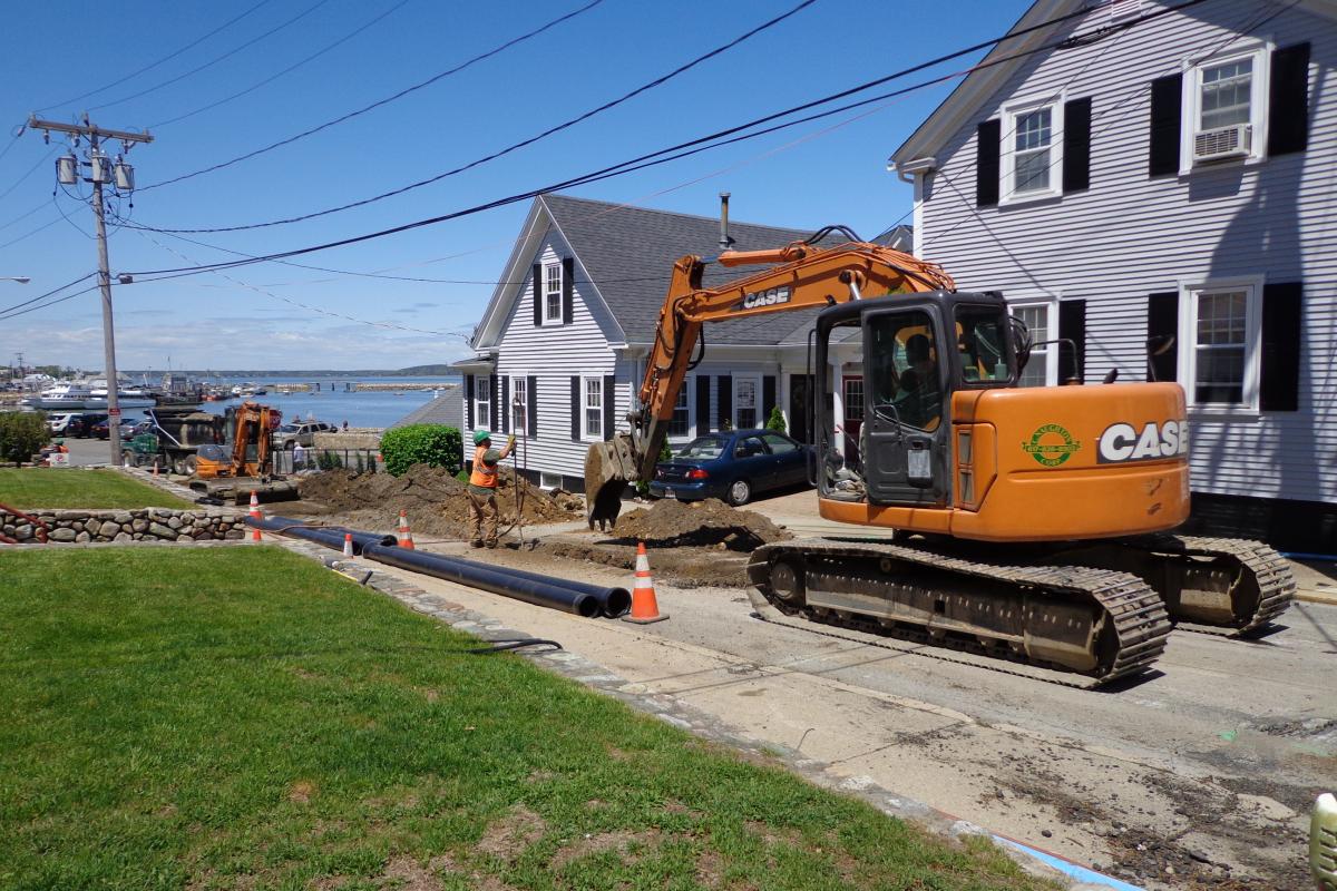 Winslow Street Water Main Construction