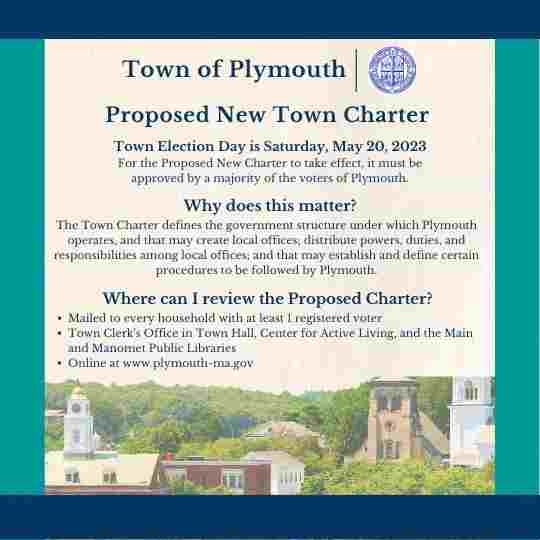 information regarding the proposed new town charter and annual town election