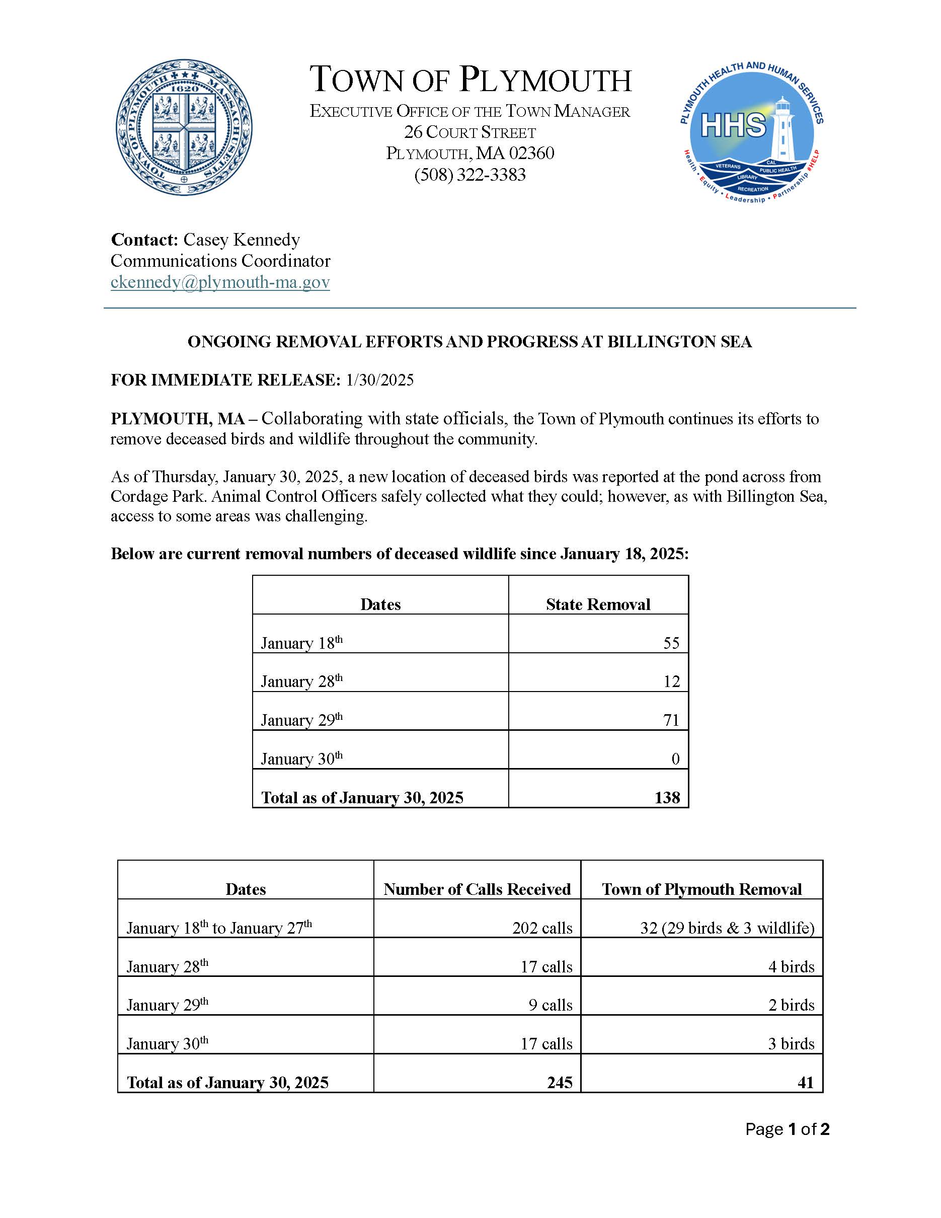 Avian Flu Updates  - Thursday January 30th _Page_1