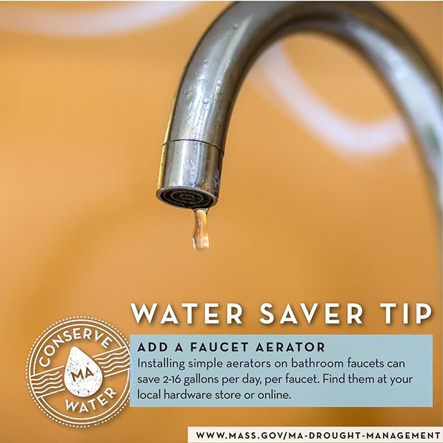 add a faucet aerator