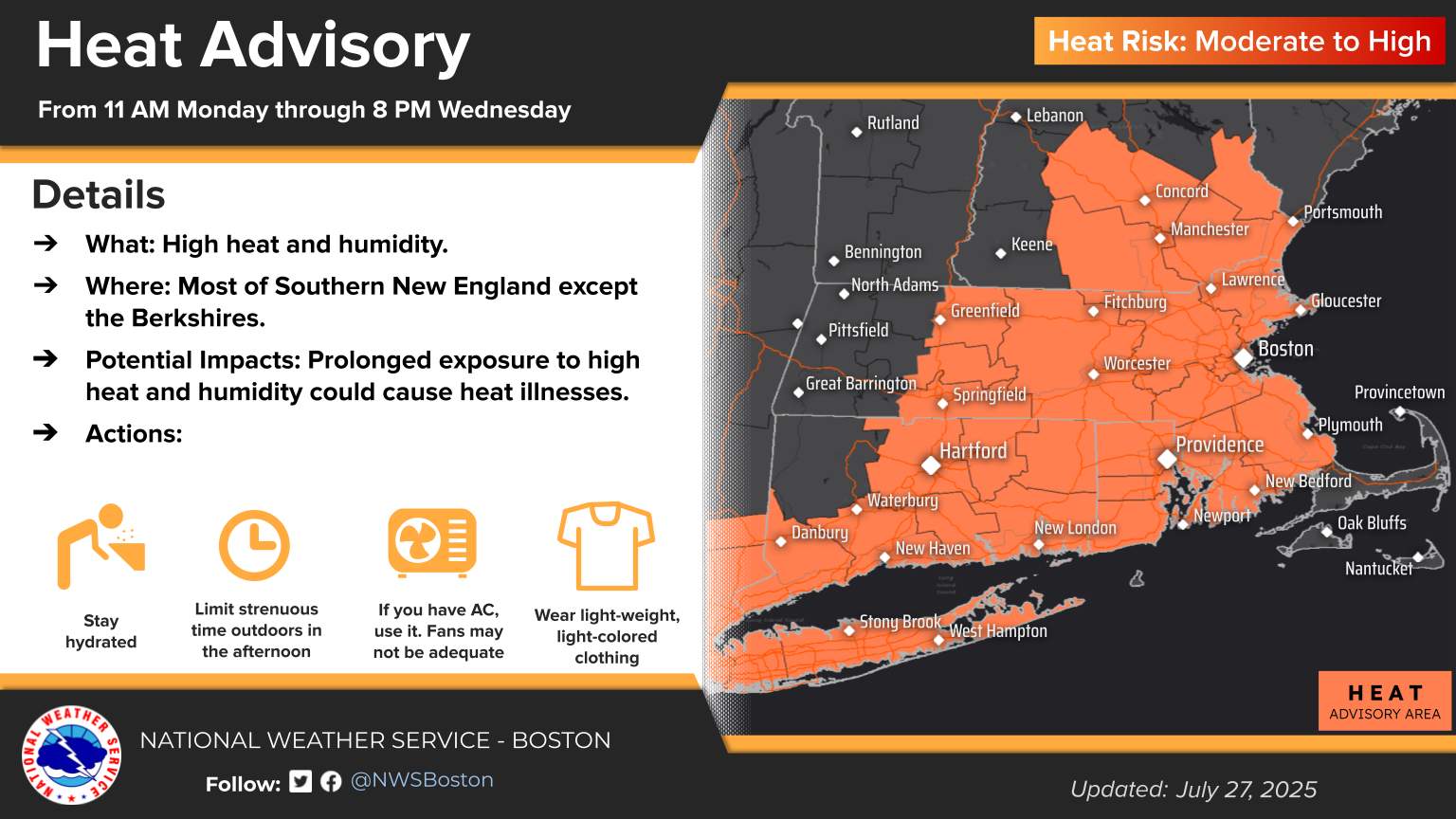 Heat Advisory graphic