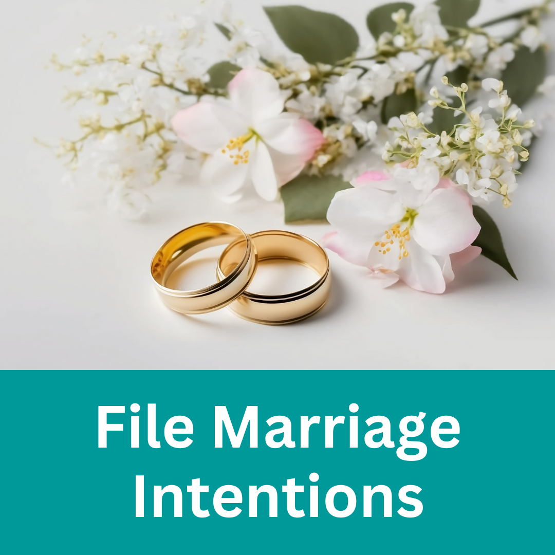 File Marriage Intentions