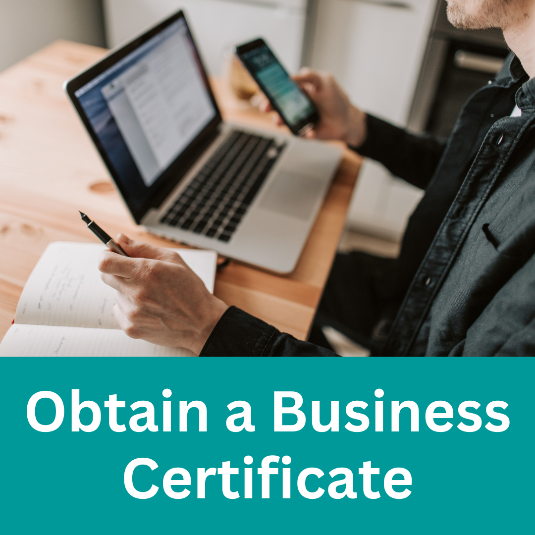 Obtain a Business Certificate