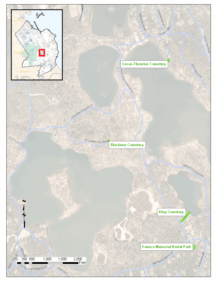 Blackmer Burial Ground Map