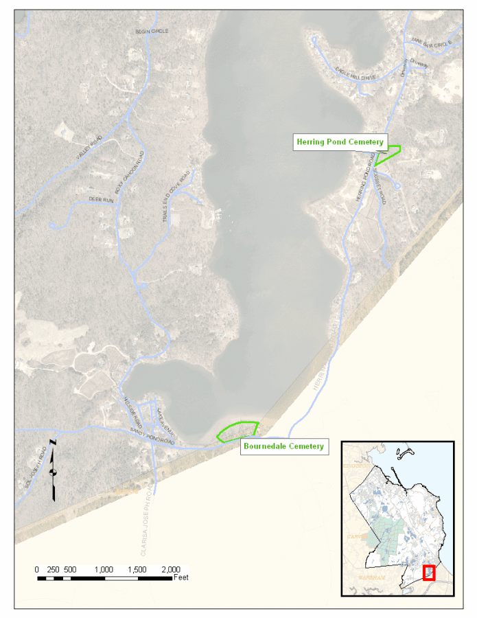 Bournedale Cemetery Map