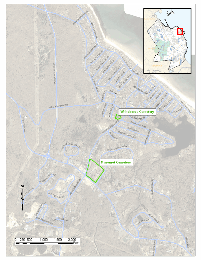 Whitehorse Cemetery Map