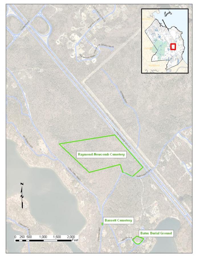 Raymond-Newcomb Cemetery Map