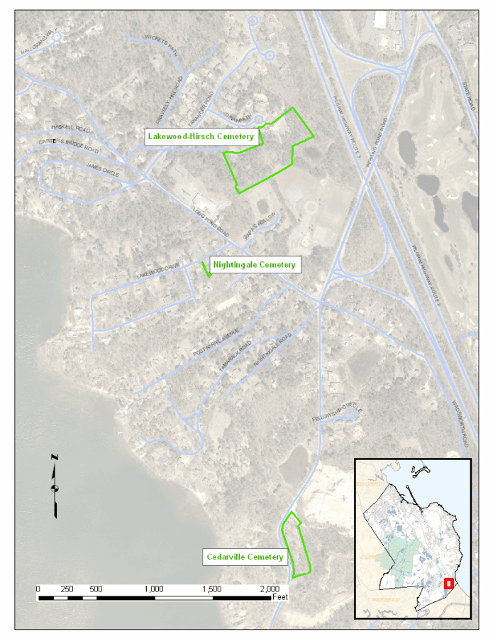 Nightingale Cemetery Map