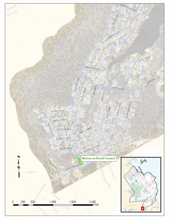 Nickerson Burial Ground Map