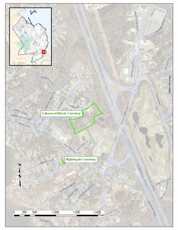 Lakewood-Hirsch Cemetery Map